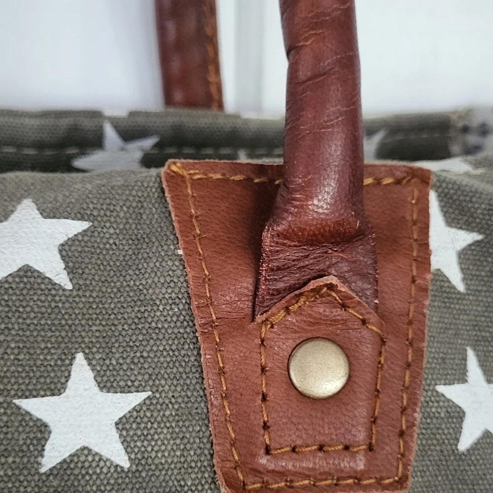 Myra Bag Freedom Of Stars Top Zip Top  Handle Bag